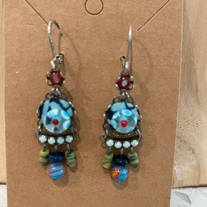 Ayalabar Colorful Beaded Dangle Earrings